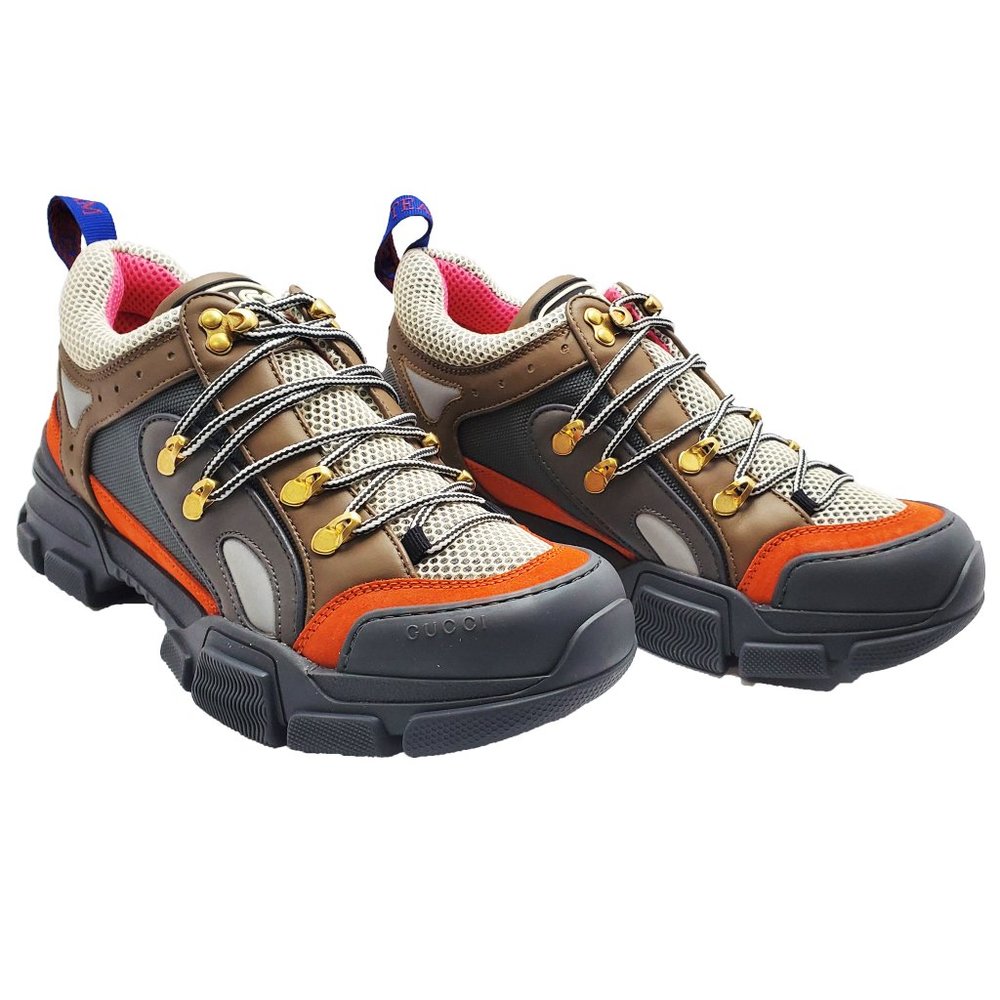 100% Authentic Gucci Flashtrek Low-Top Sneakers